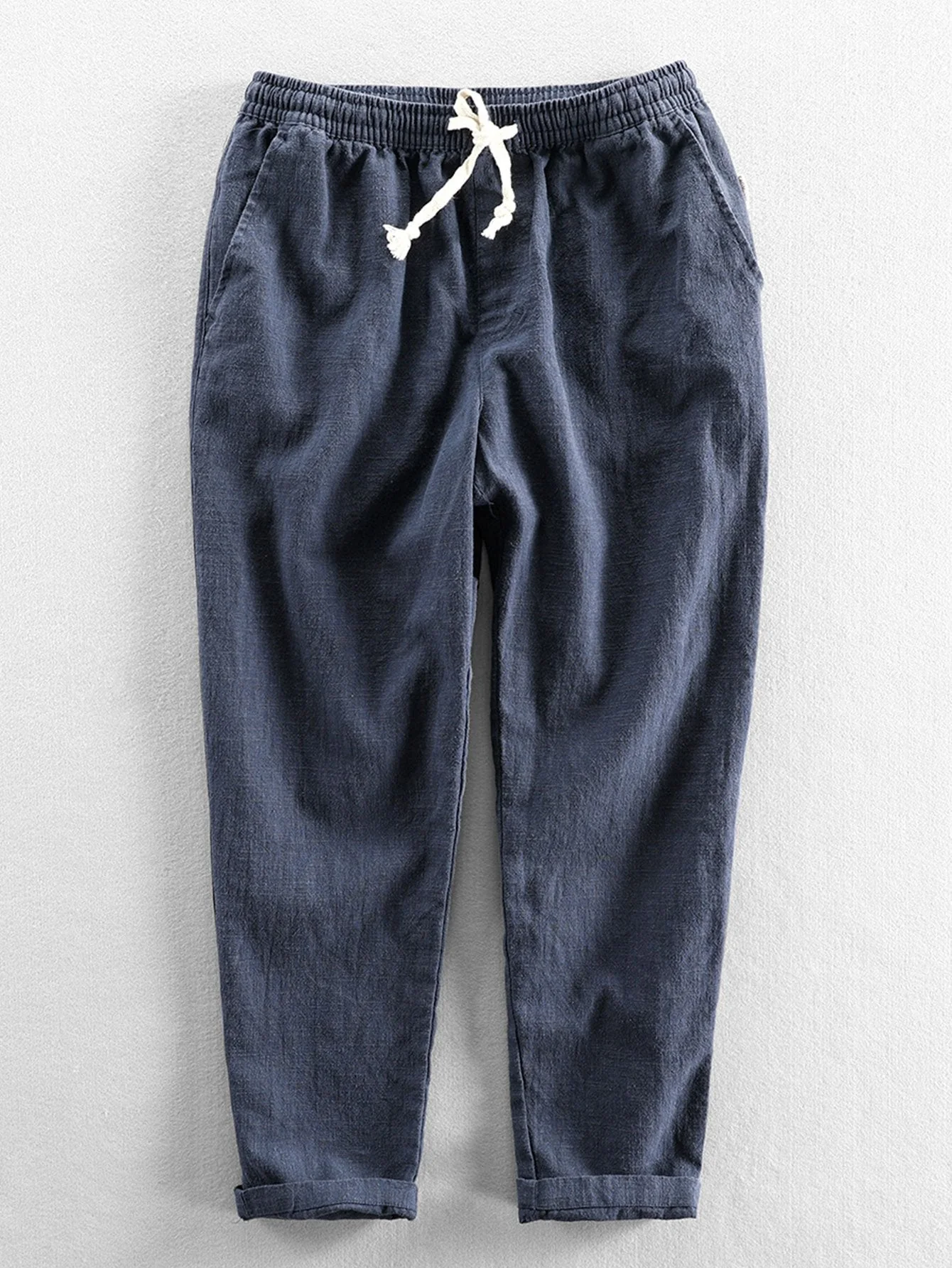 Erico® | Linen Cotton Blend Cropped Pants - Image 3