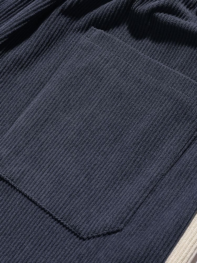 Ernesto® | Side Stripe Corduroy Jogging Pants - Image 24