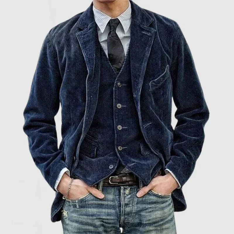 Eros | Modern corduroy jacket and vest in a set - Image 2