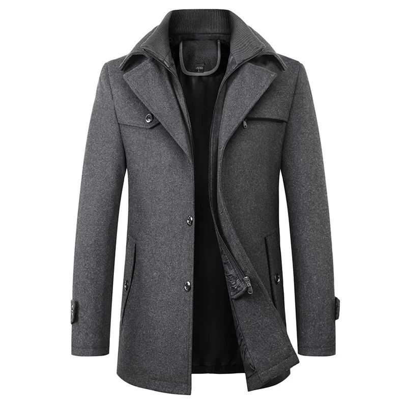 Esaú | Tailor-made men's coat with inside zip - Image 6