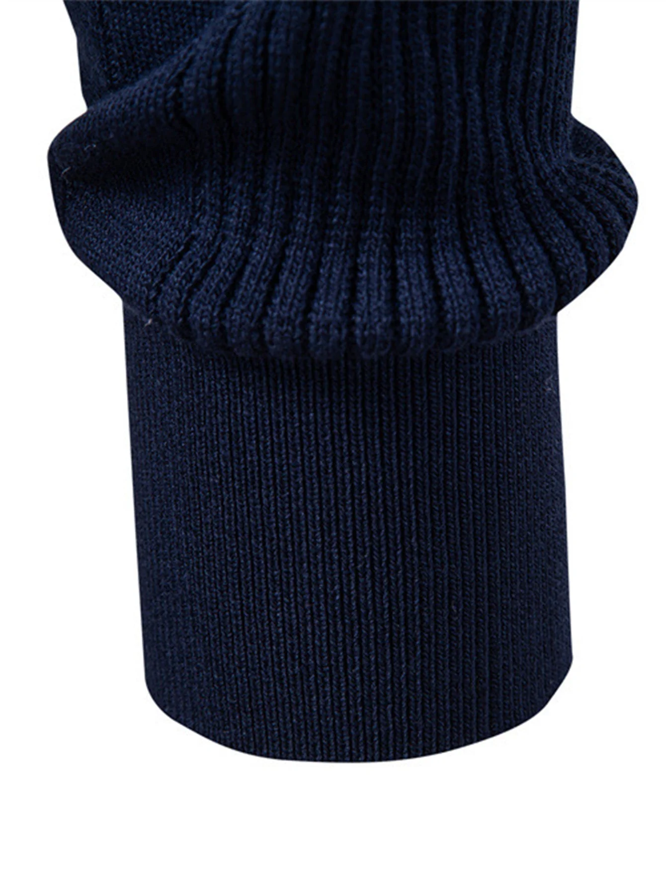 Escipión® | Long Sleeved Knitted Stripe Jacquard Polo Shirt & Slim Fit Tapered Trousers - Image 9
