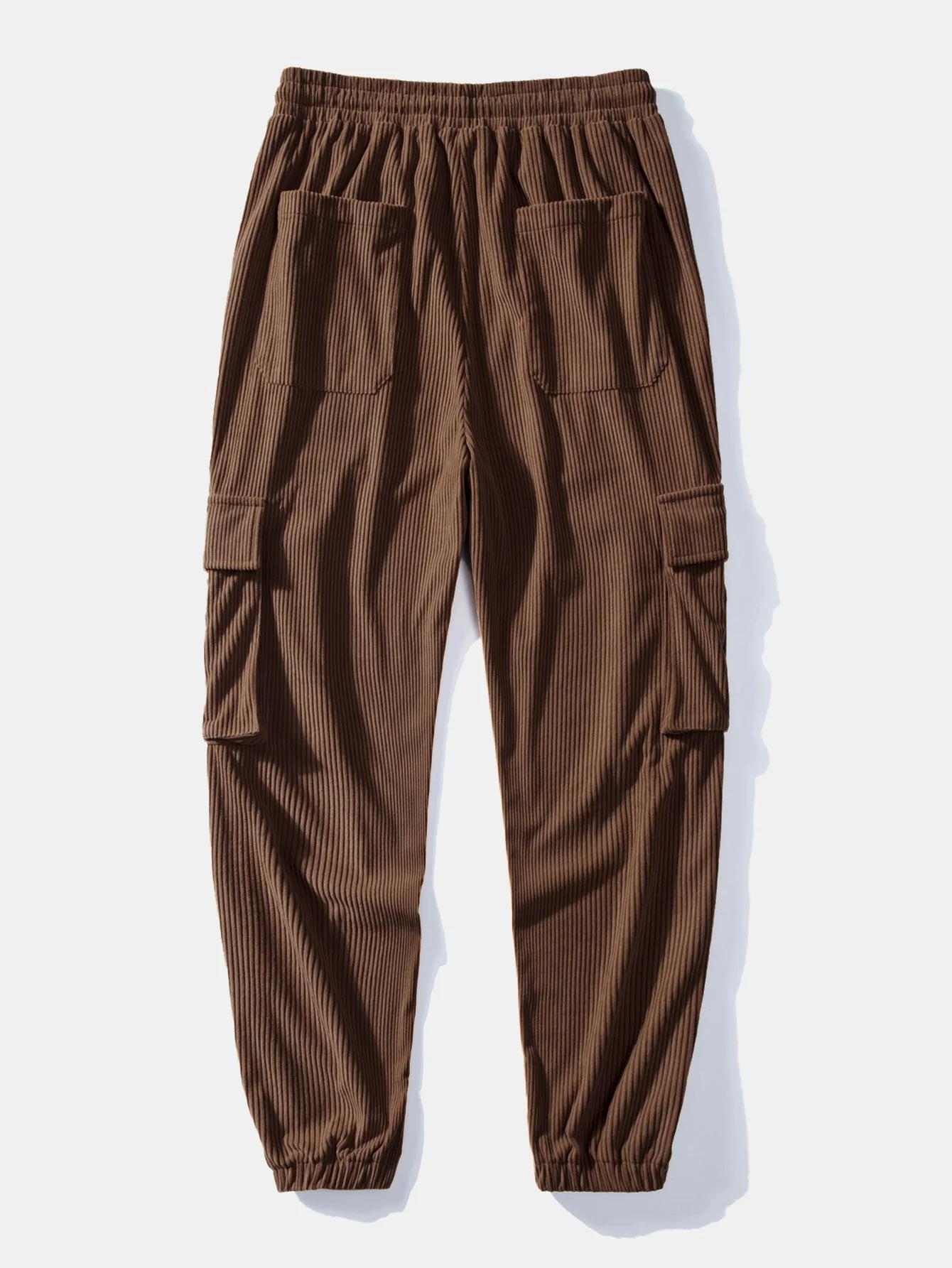 Estanislao® | Drawstring Corduroy Cargo Jogger Pants - Image 2
