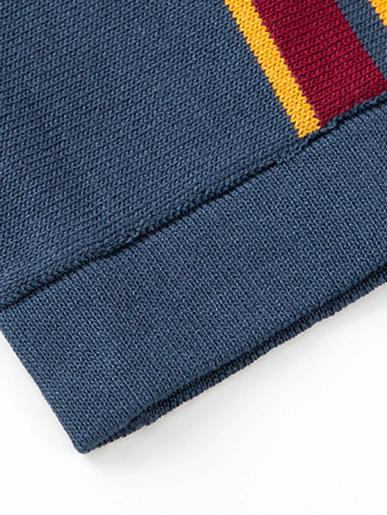 Ezra | Short Sleeve Multi Stripe Button Up Sweater Polo - Image 8