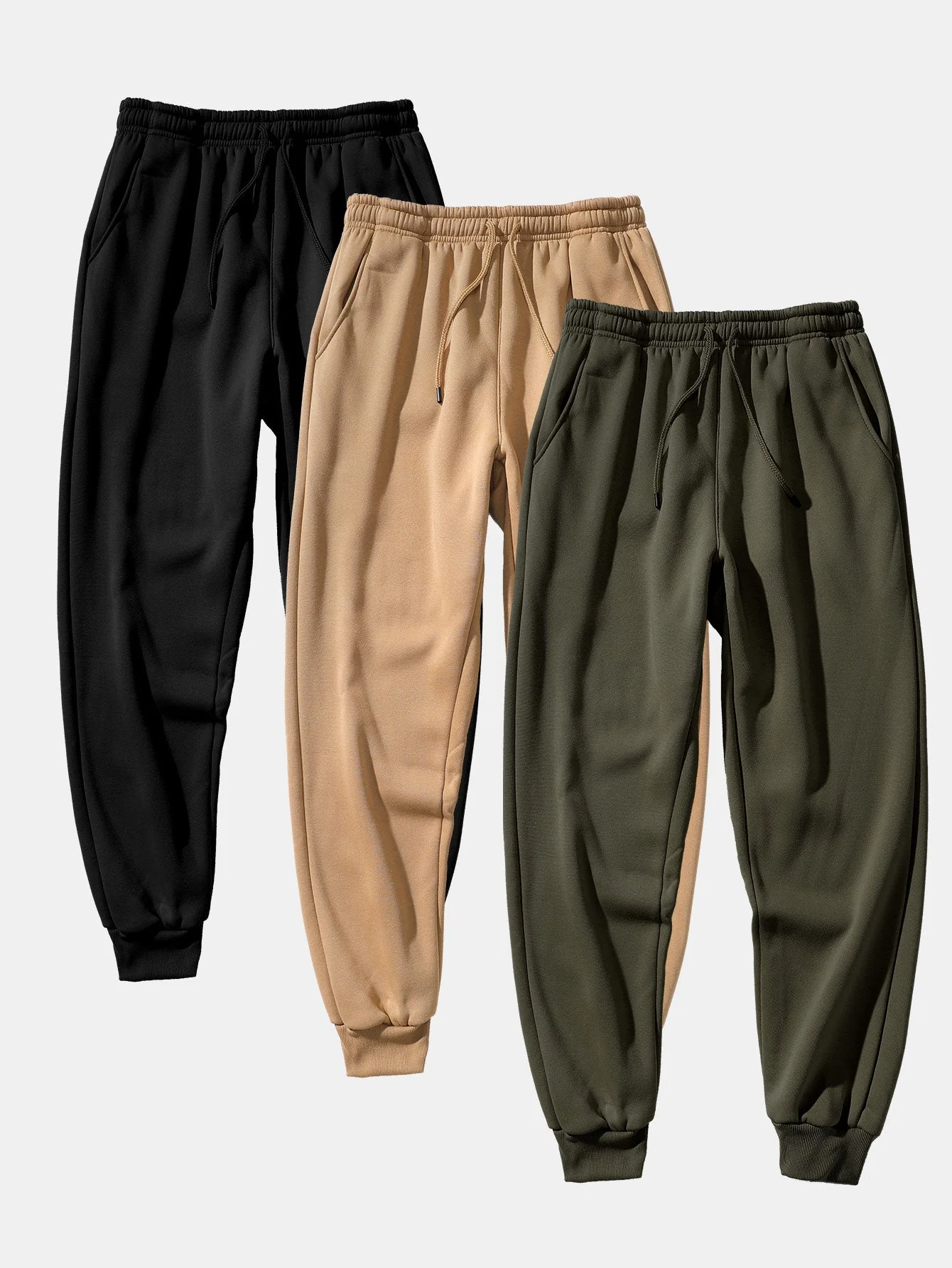 Facundo® | 3 Pieces Basic Jogger Pants - Image 3