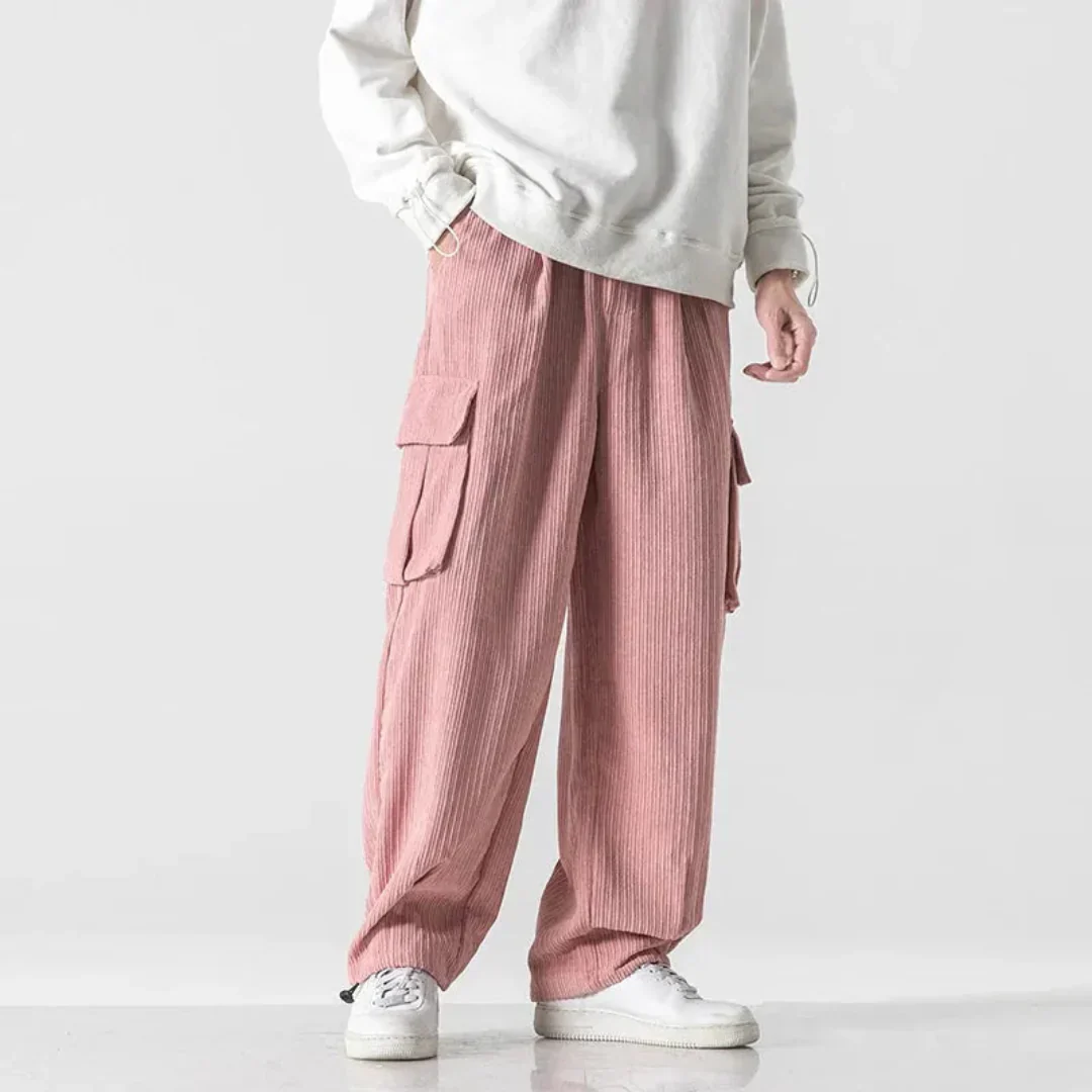 Federico | Leg Corduroy Cargo Pants