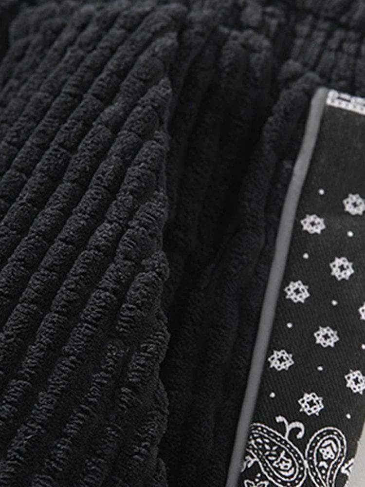Felipe® | Corduroy Paisley Print Panel Pants - Image 10