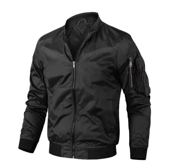 Fidel® | Men’s Bomber Jacket With Black Trim - Image 3