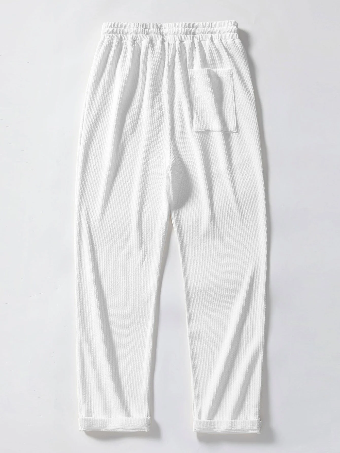 Francis® | Muscle Fit Ribbed Stand Collar Shirt & Straight Leg Ribbed Pants - Image 14