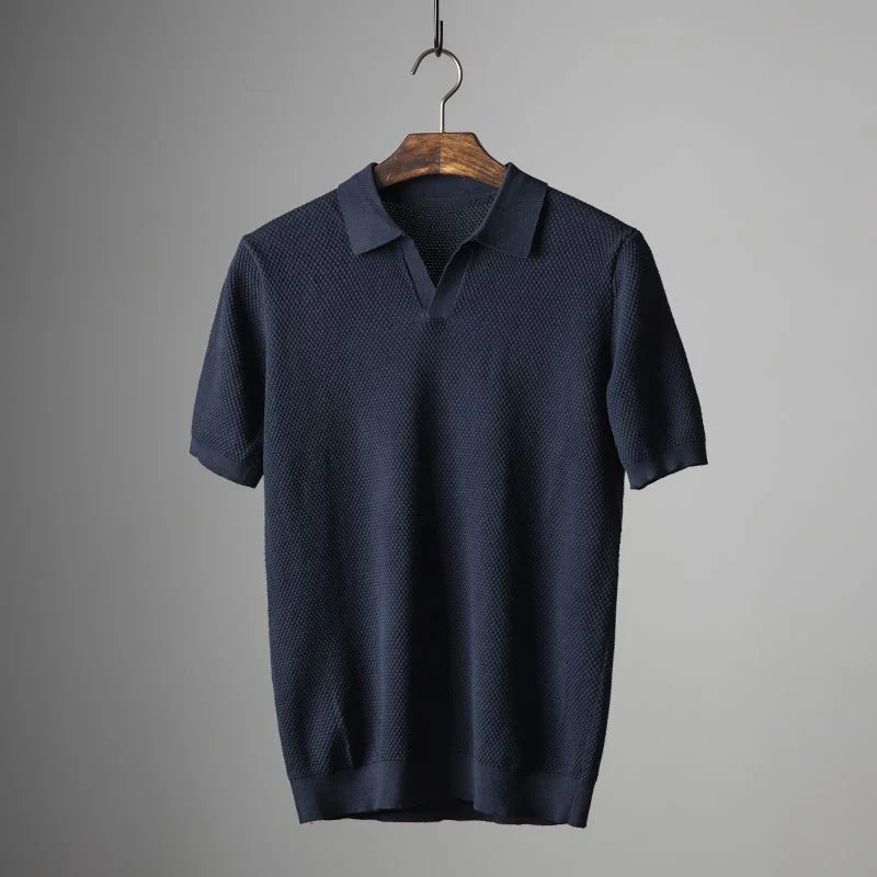 Gabriel® | Elegant short-sleeved polo shirt - Image 3