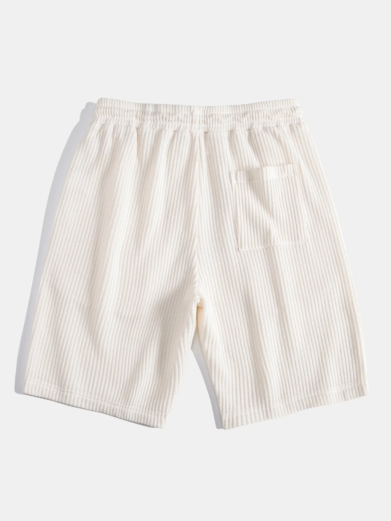 Garcilaso® | Drawstring Knitted Waffle Shorts - Image 2