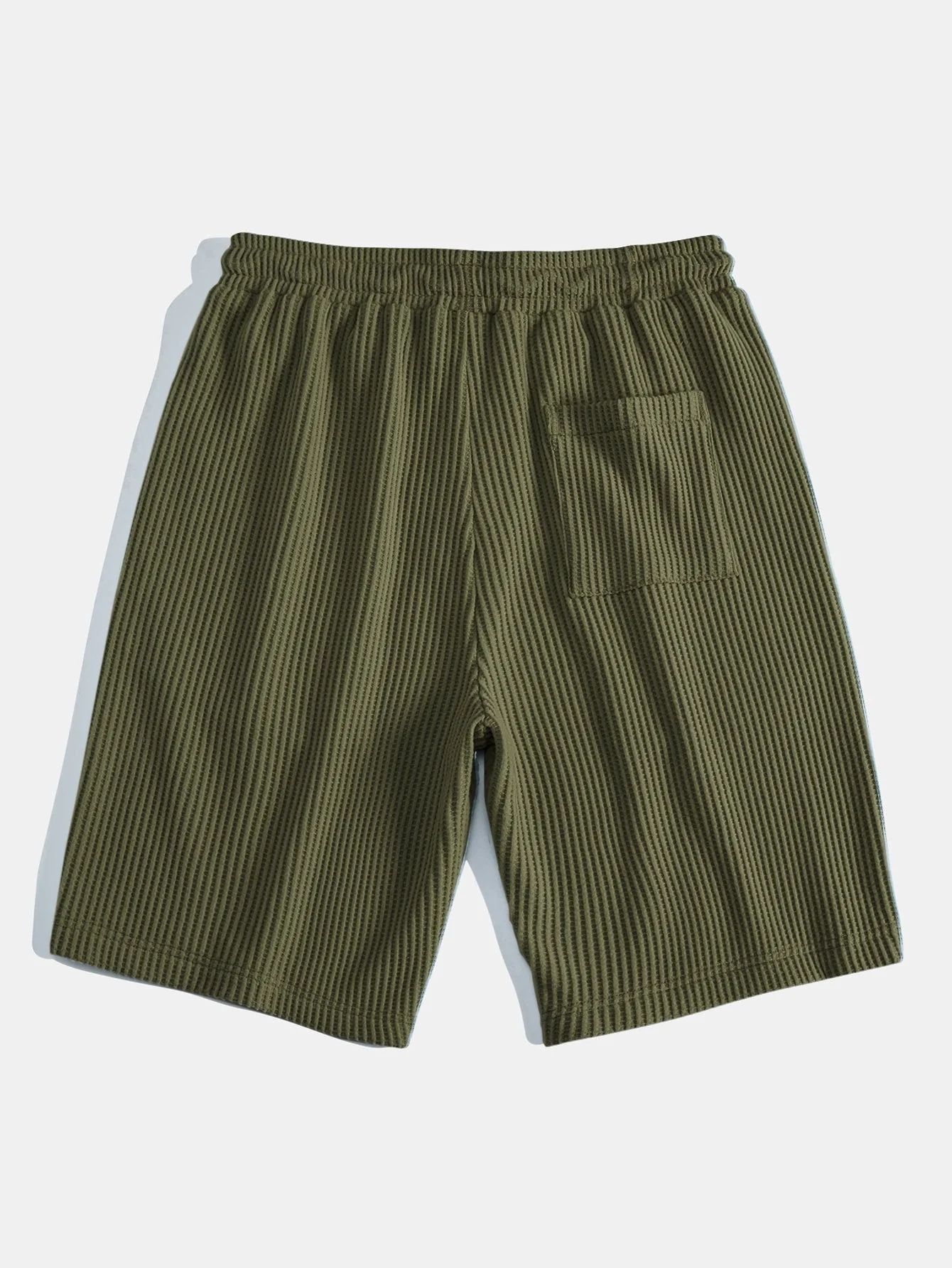 Garcilaso® | Drawstring Knitted Waffle Shorts - Image 8