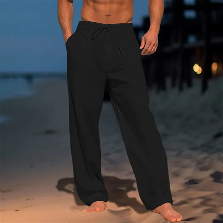 Gareth | Elegant Cotton Pants - Image 2