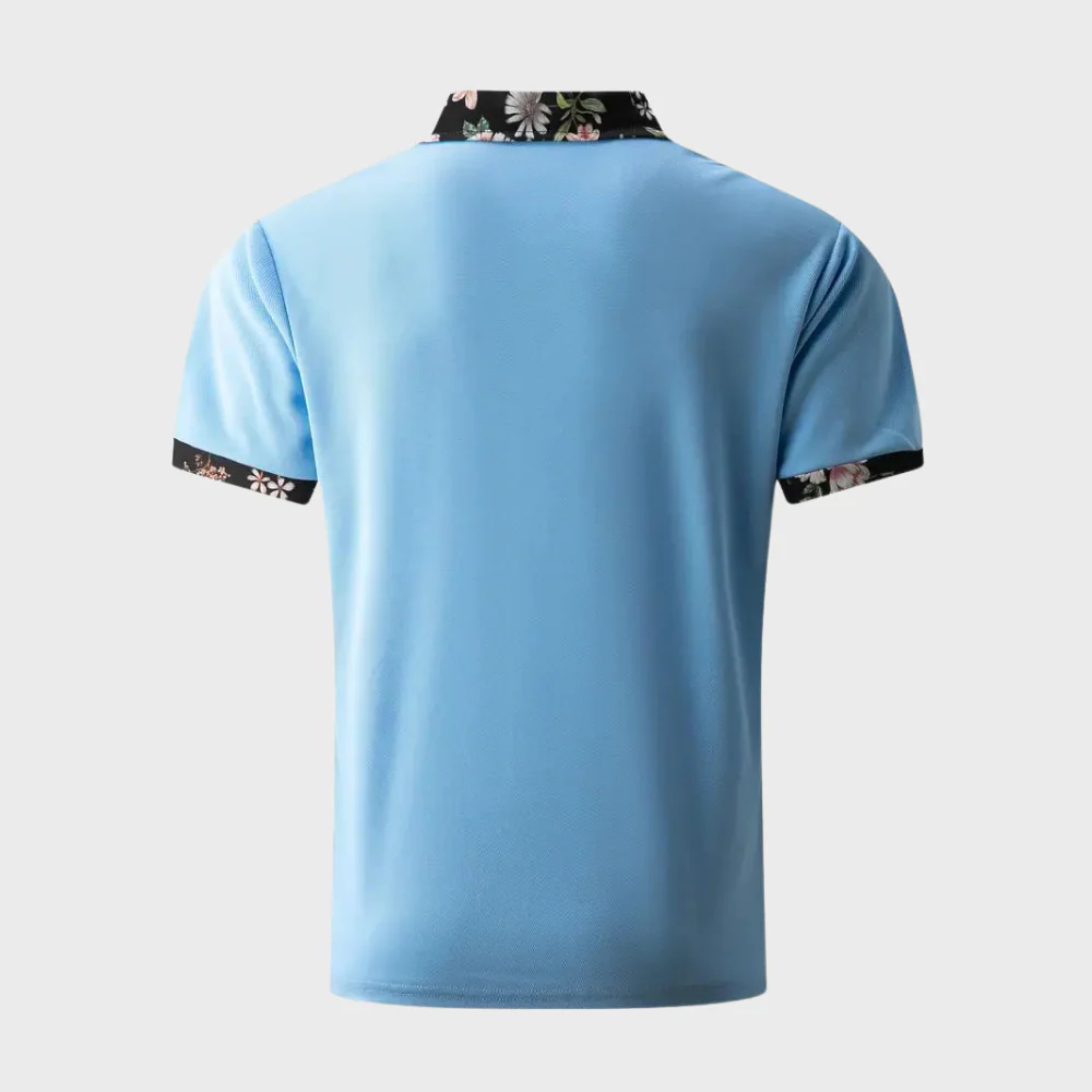 Gene® | Men'S Floral Print Polo Shirt - Image 7