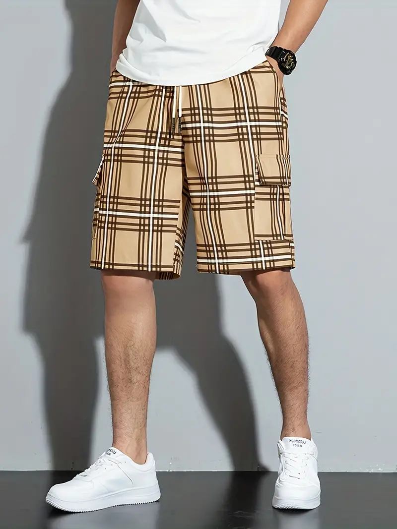 Genovevo® | Casual Checked Beach Shorts For Men - Image 2