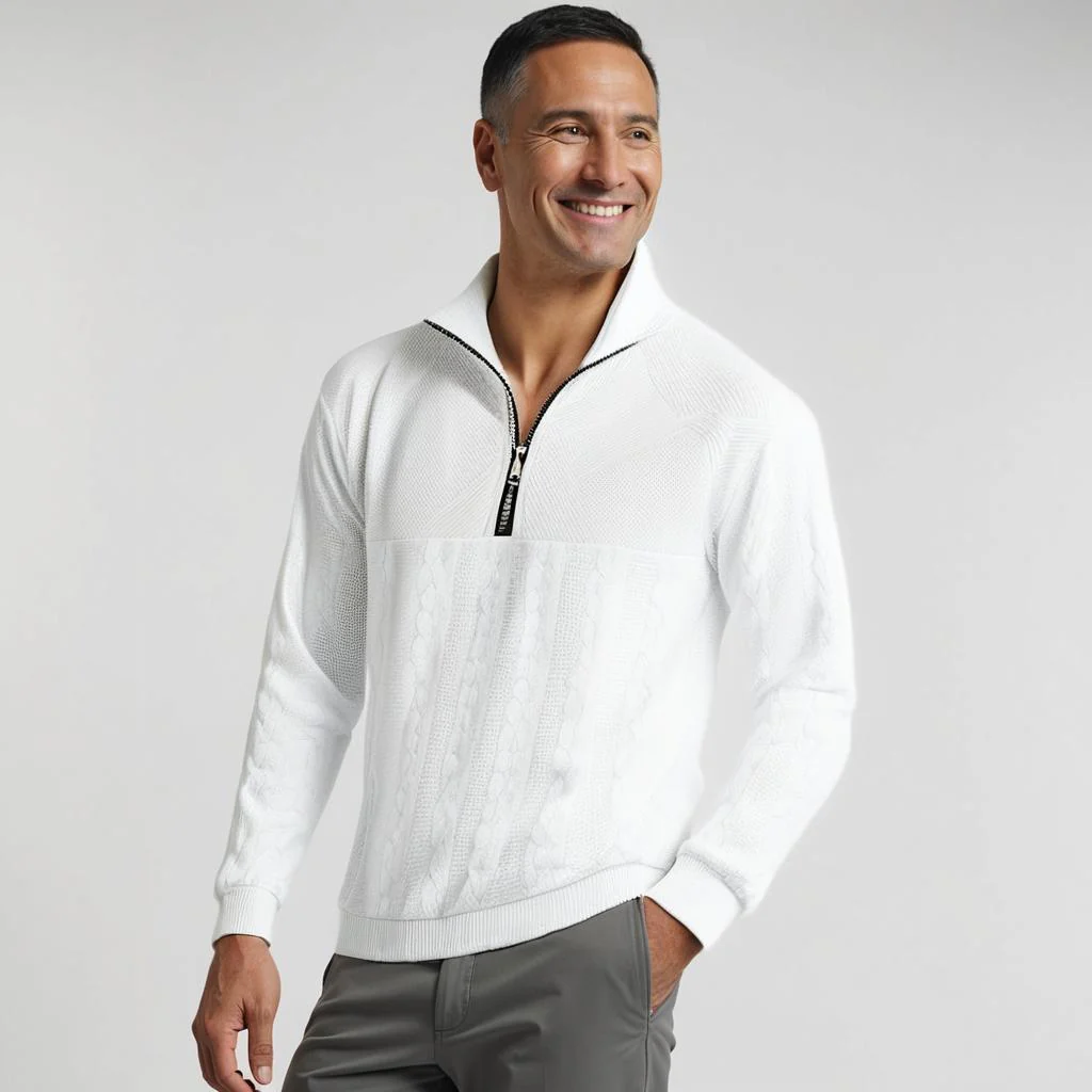 Geoffrey® | The Quarter Zip Vintage Sweater