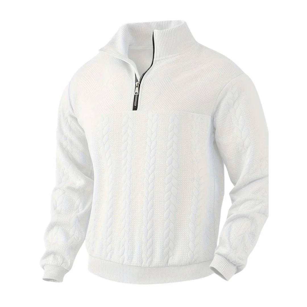 Geoffrey® | The Quarter Zip Vintage Sweater - Image 2