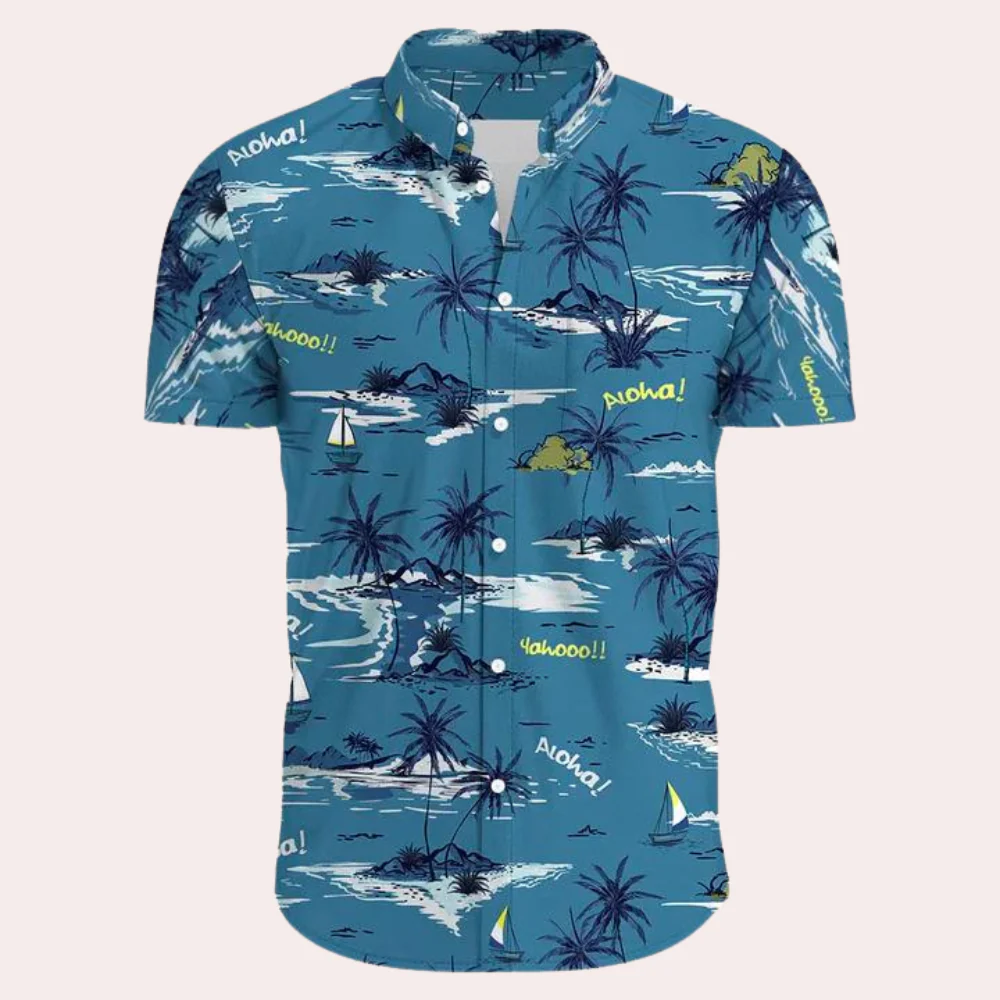 George® | Trendy Hawaiian Shirt For Men - Image 4