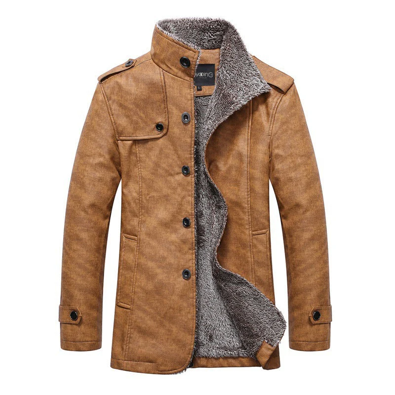Gideon | Fleece-lined vintage jacket for men