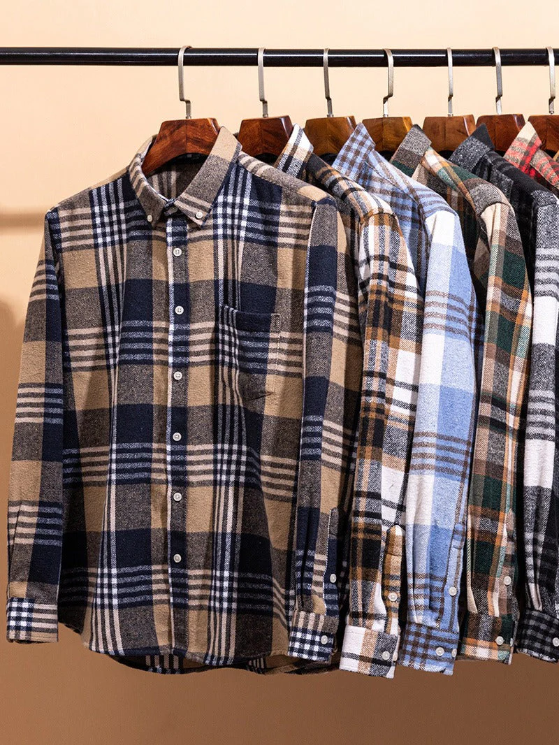 Gilmore | Cotton plaid shirt - Image 7