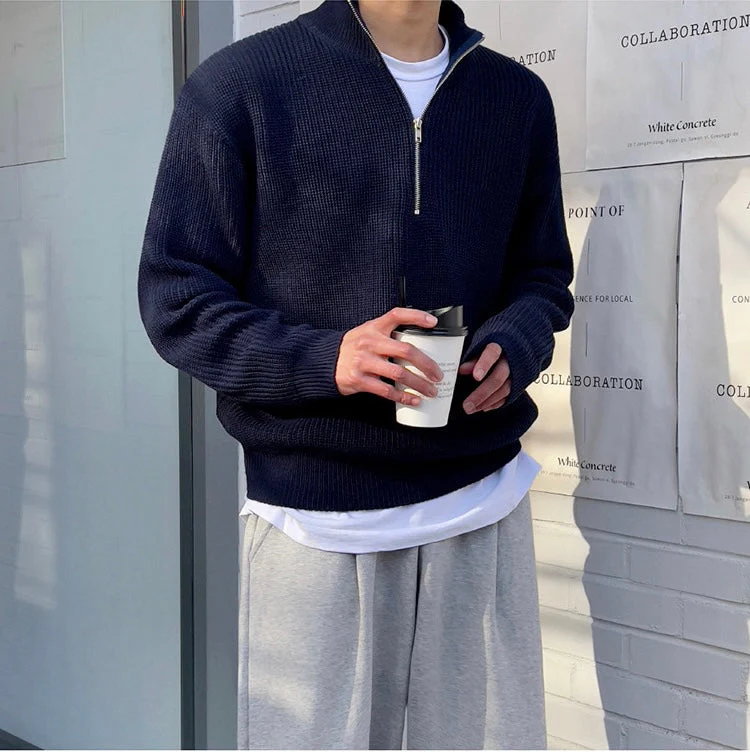 Godric® | Elegant Zip-Up Sweater For Men