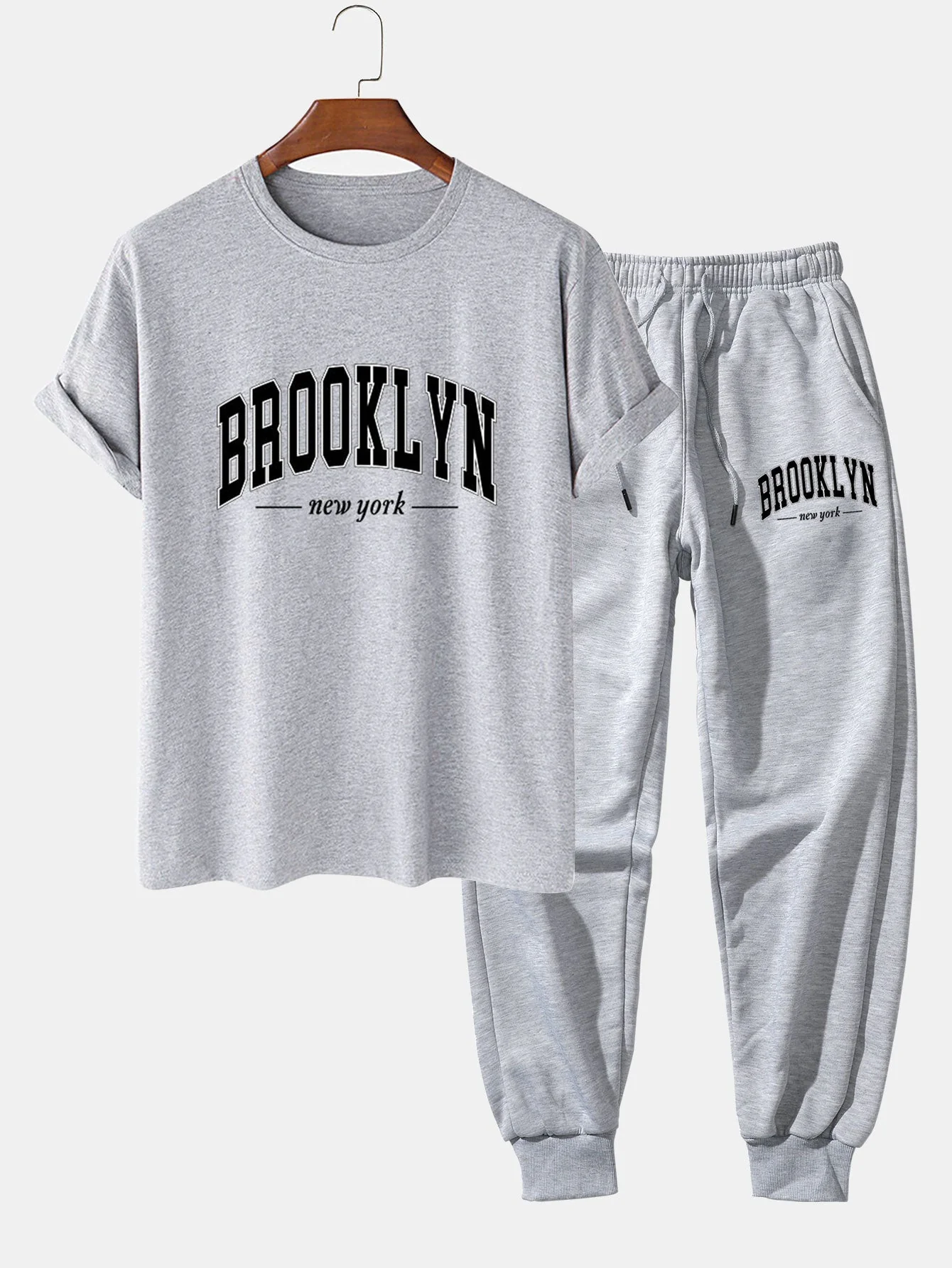 Greg® | Print T-Shirt & Jogger Pants - Image 2