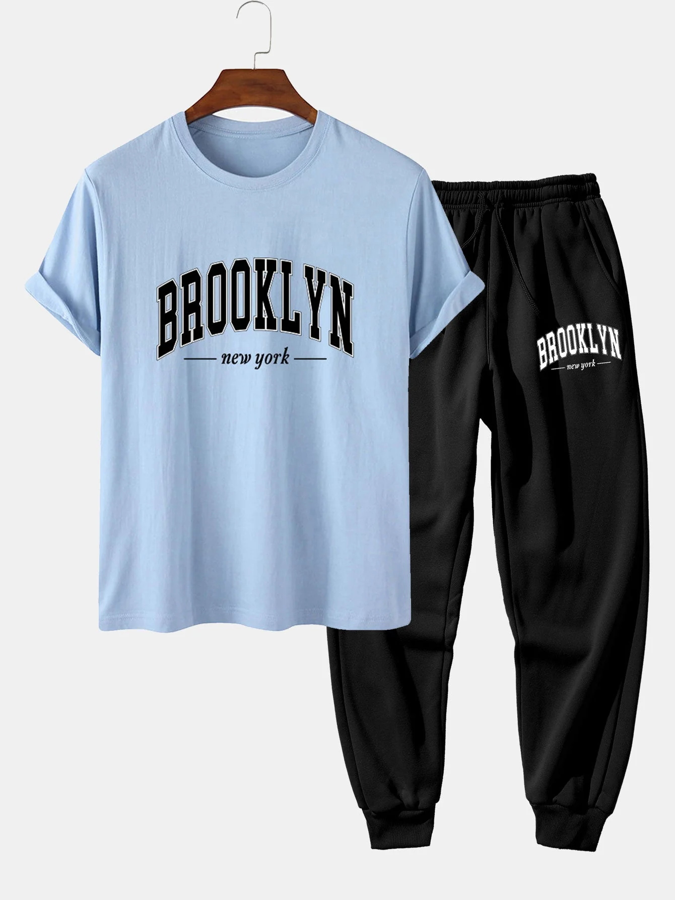 Greg® | Print T-Shirt & Jogger Pants - Image 3