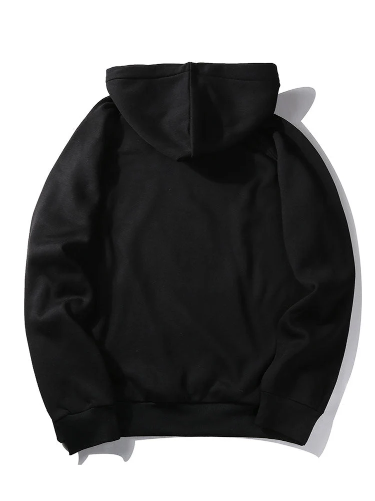 Gregory | Rose Skull Hand Print Hoodie - Image 4