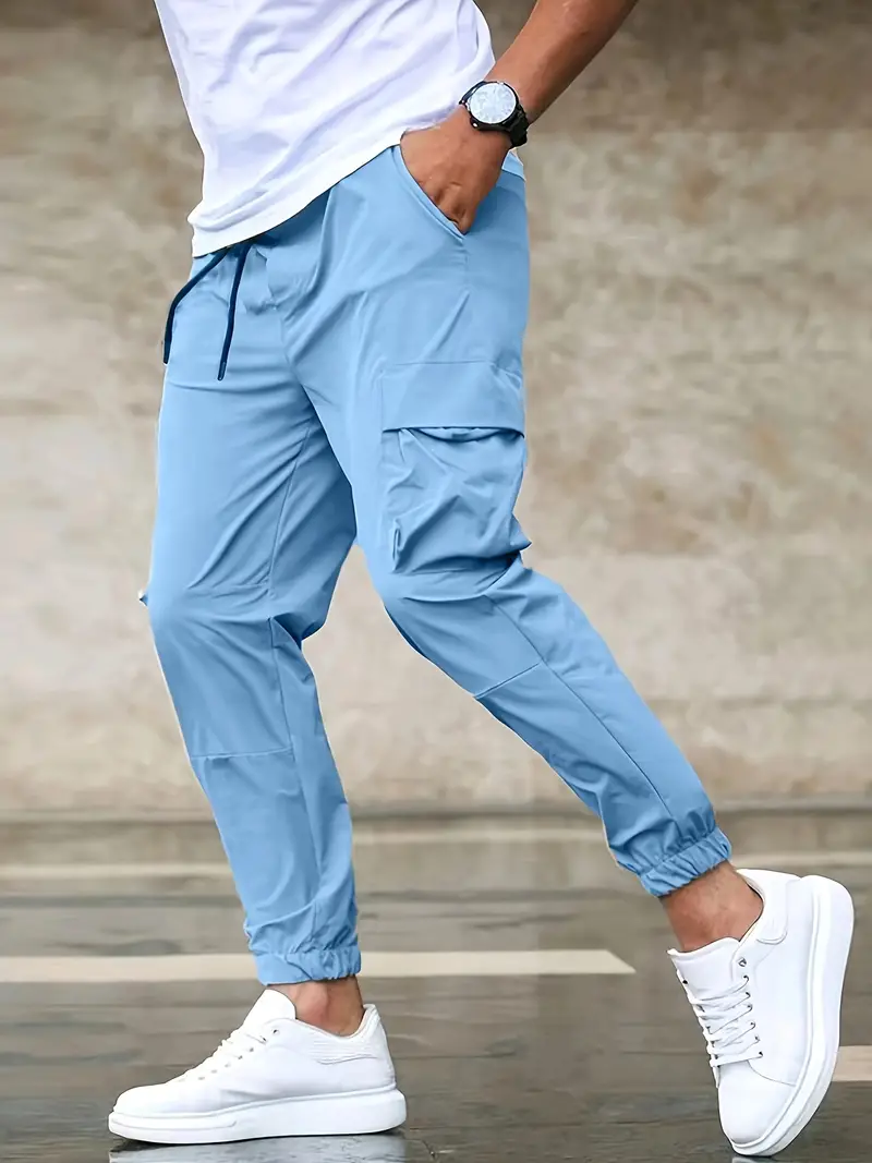 Gunnar® | Trendy Cargo Pants With Drawstring For Men - Image 5