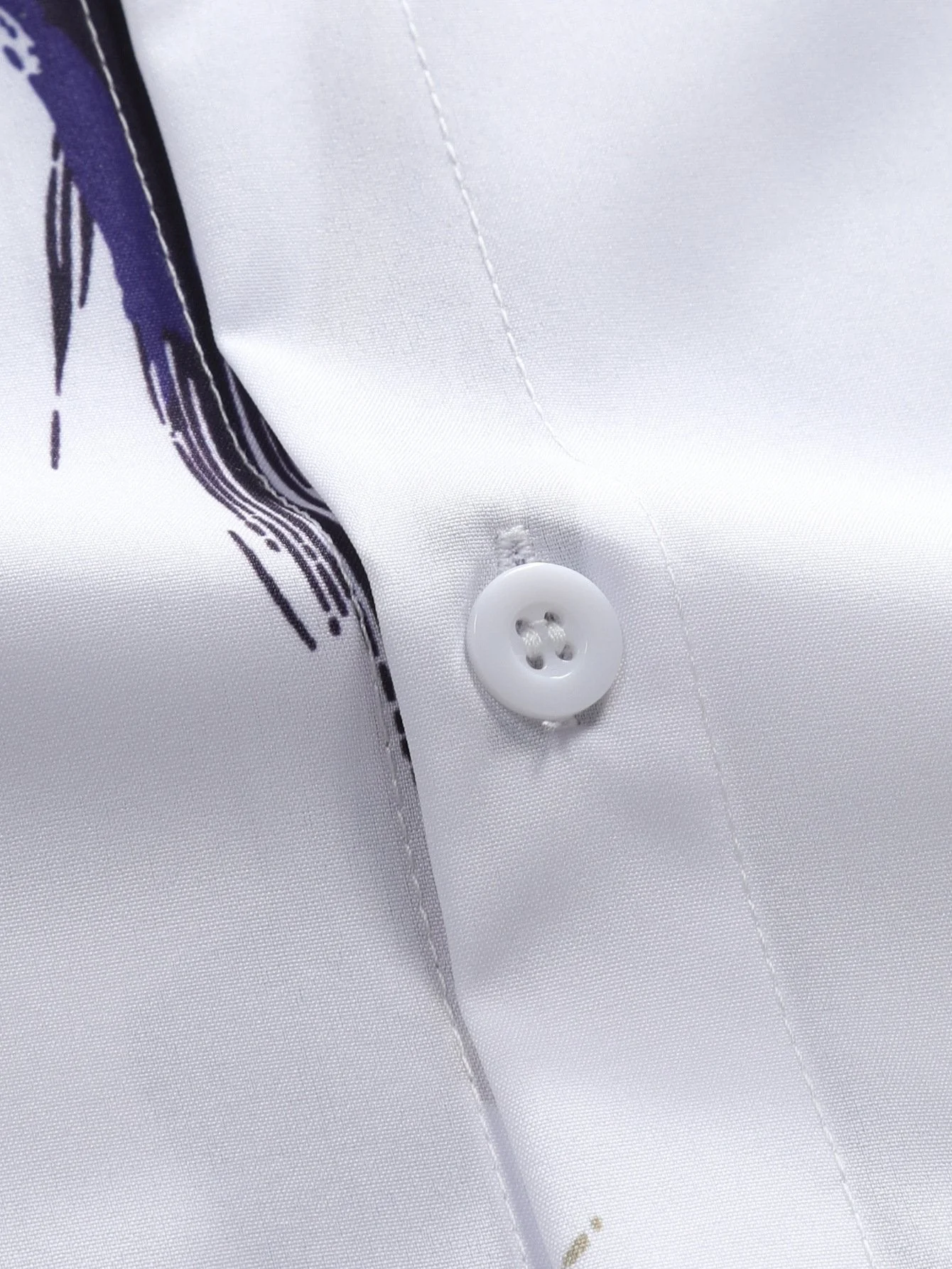 Gus® | Brushstroke Print Button Up Shirt & Swim Shorts - Image 15