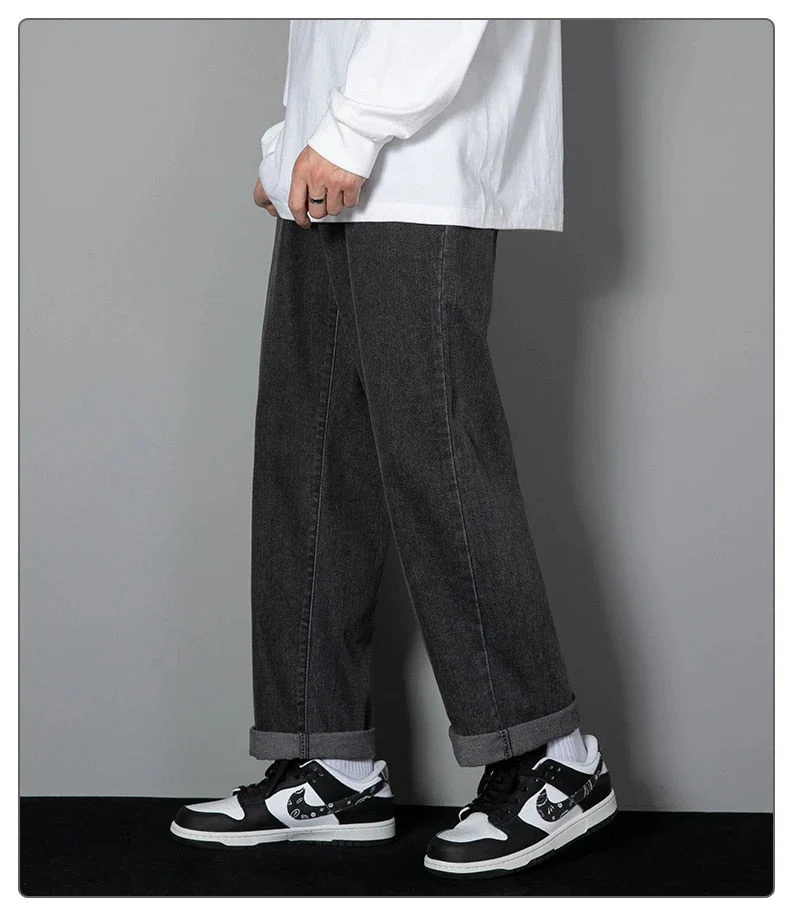 Hermenegildo® | Casual Straight Wide Jeans - Image 5