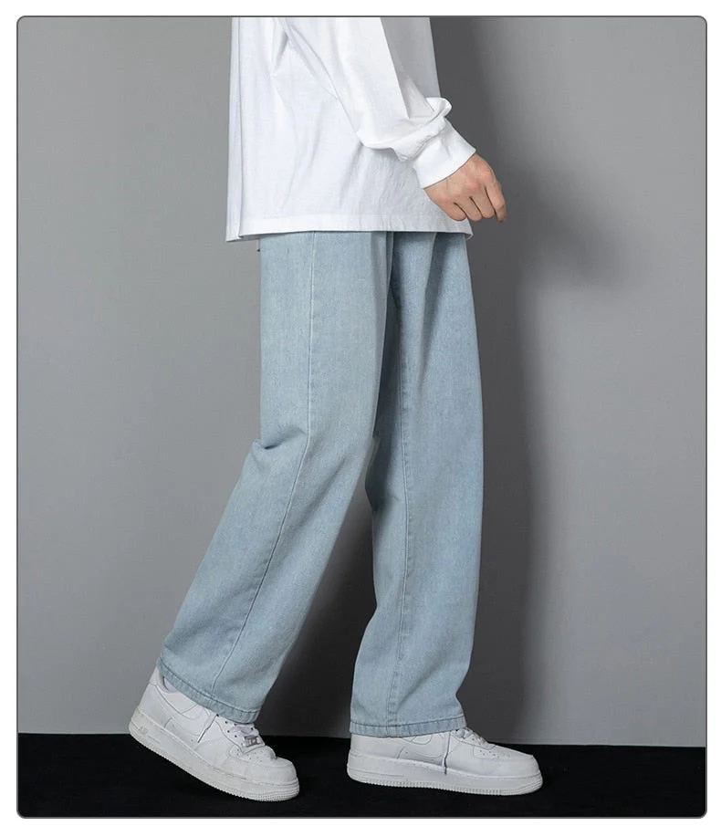 Hermenegildo® | Casual Straight Wide Jeans - Image 6