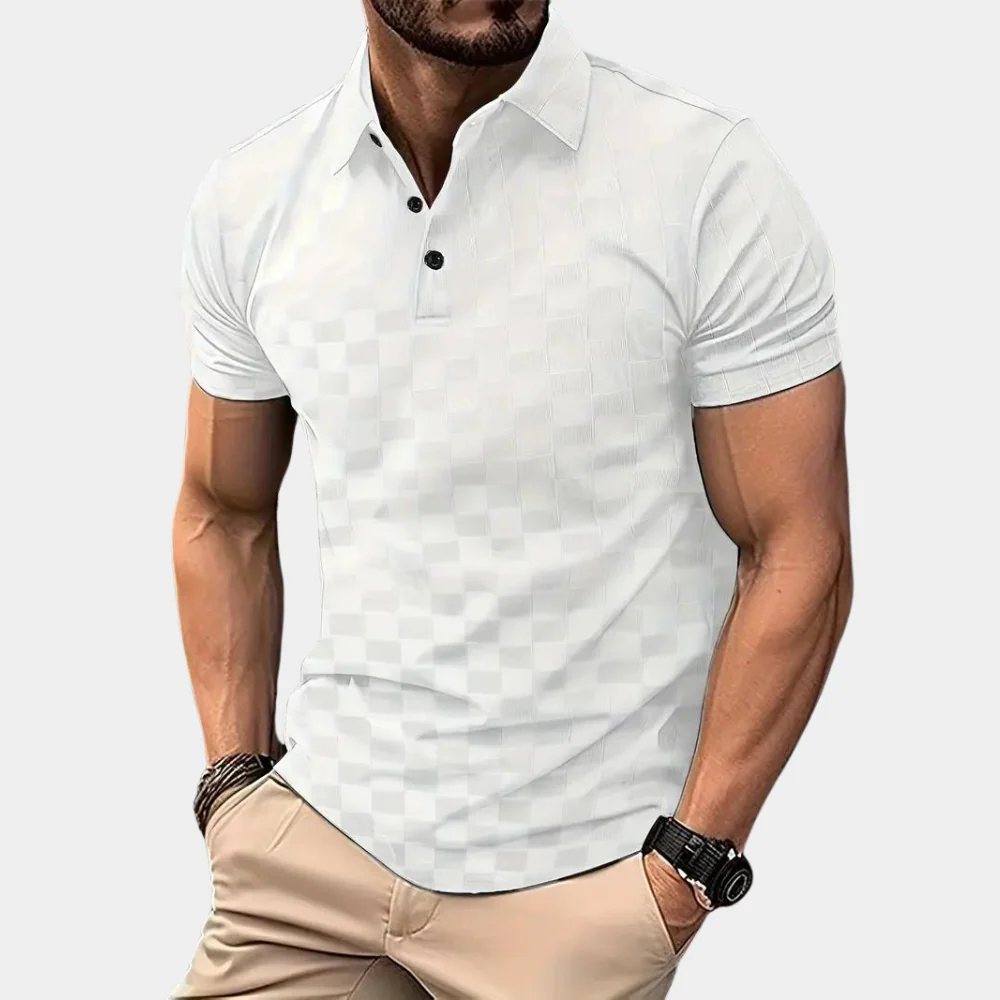 Hewitt® | Stylish Short Sleeve Polo Shirt - Image 7