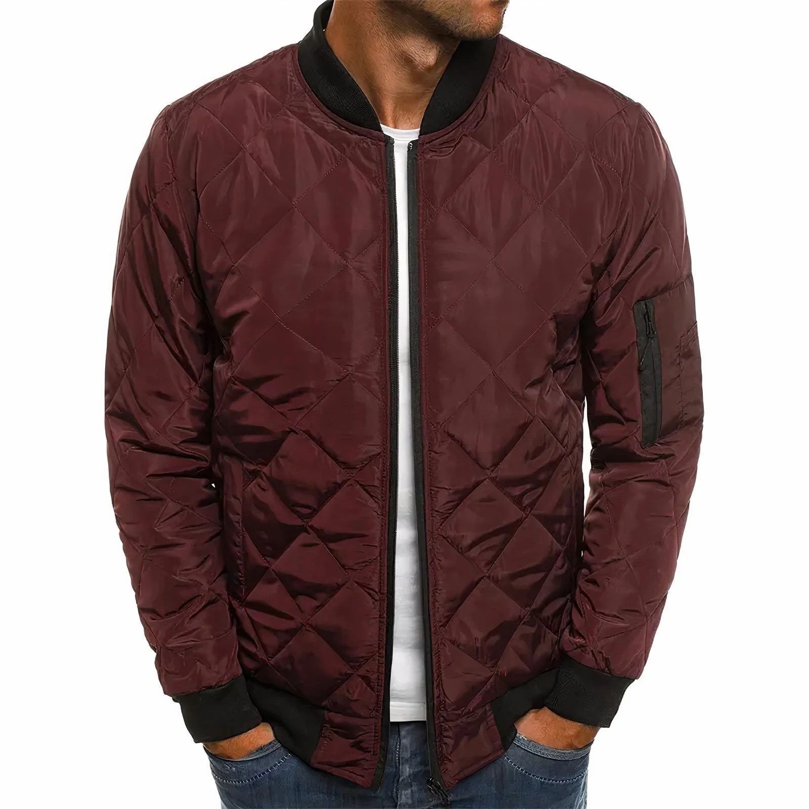 Hiram® | Classic Men'S Bomber Jacket For Winter - Image 6