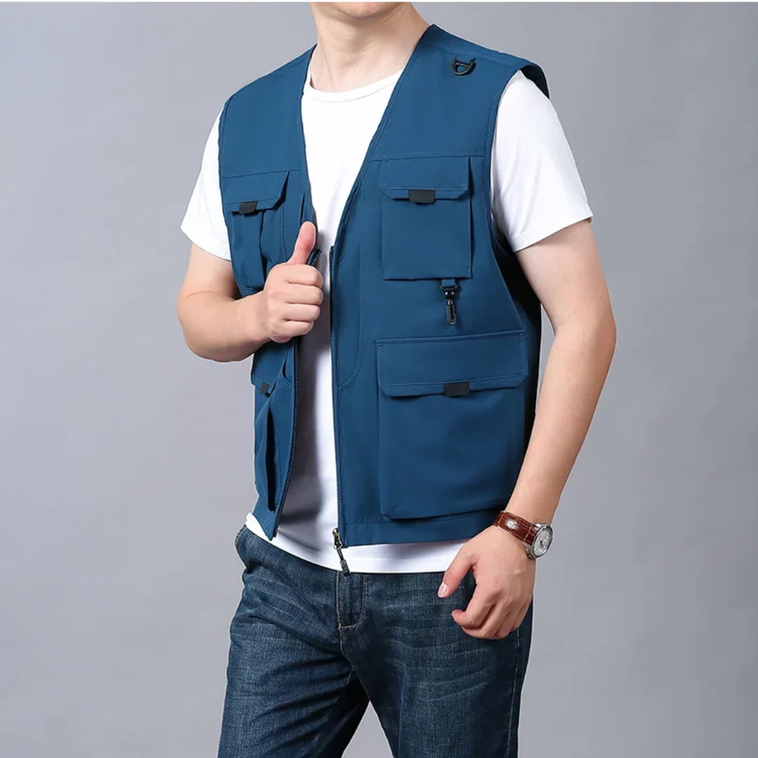hola BREATHABLE MULTI-POCKET CARGO VEST - Image 14