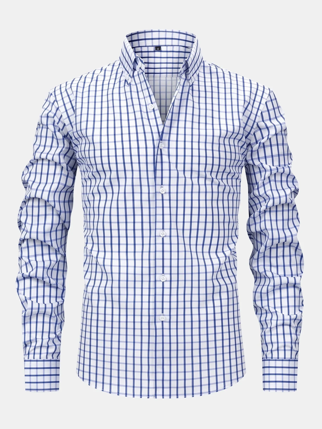hola Long Sleeve Plaid Button-Down Shirt - Image 3