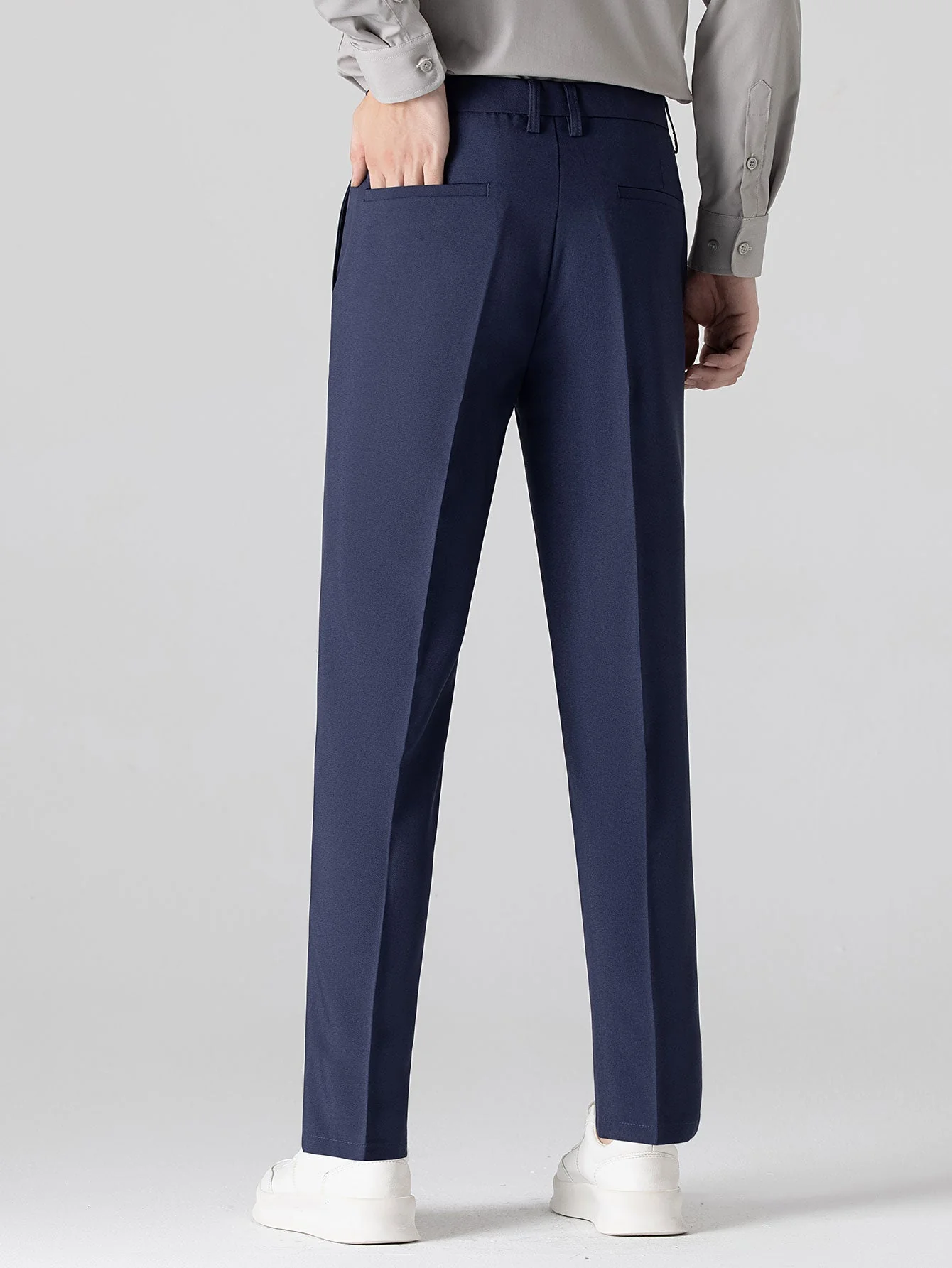 hola Long Sleeve Plaid Button-Down Shirt & Slim Fit Skinny Leg Pants - Image 17