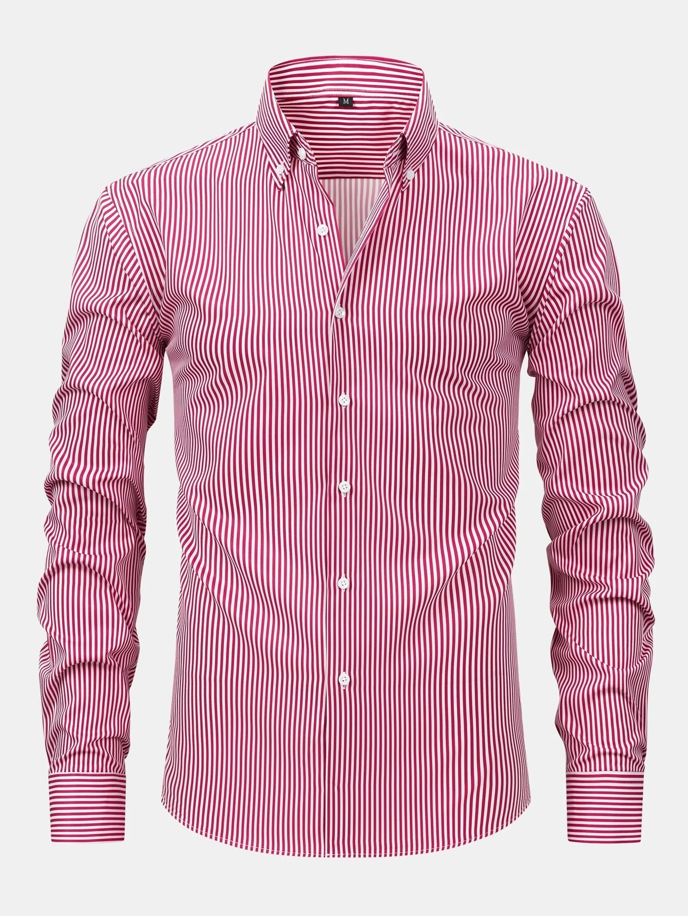 hola STRIPED LONG SLEEVE BUTTON-DOWN SHIRT - Image 17