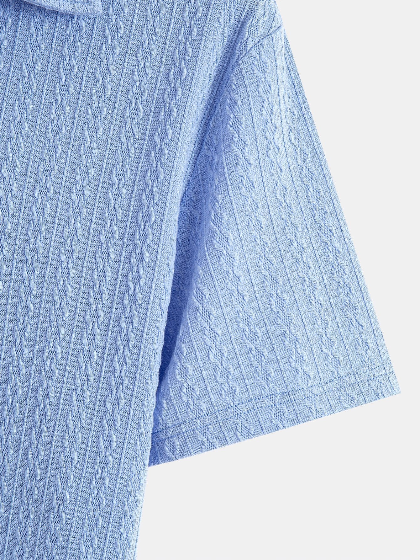 Horace® | Textured Jacquard Polo - Image 7