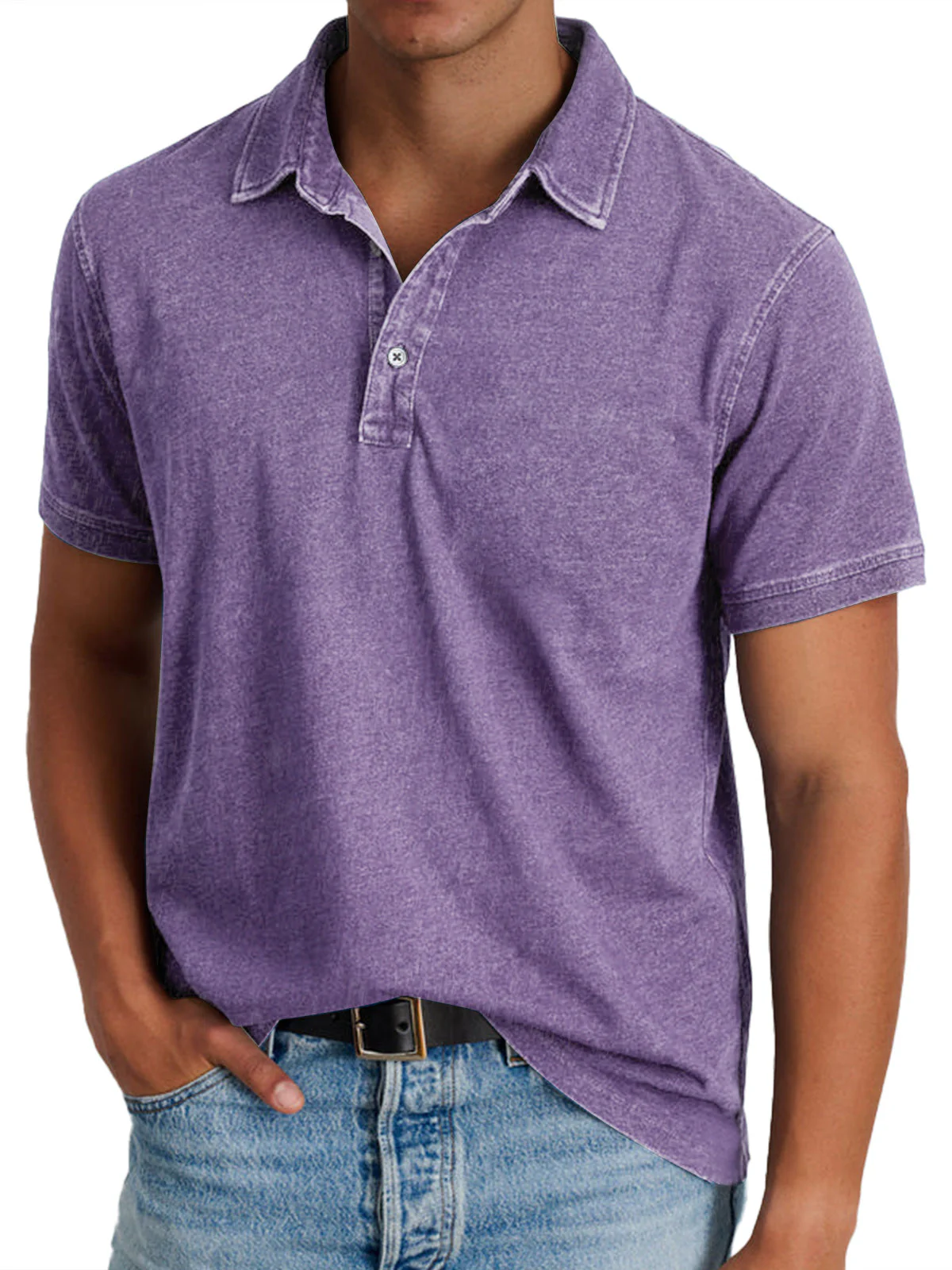 Horace | Polo shirt with collar - Image 10