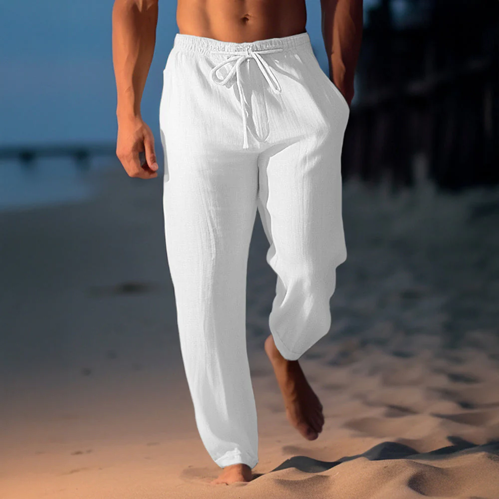 Hugo | Zakynthos Linen Pants - Image 2
