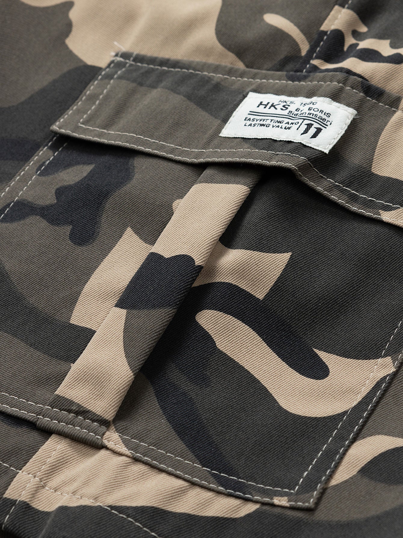 Humphrey® | Camouflage Drawstring Cargo Shorts - Image 7