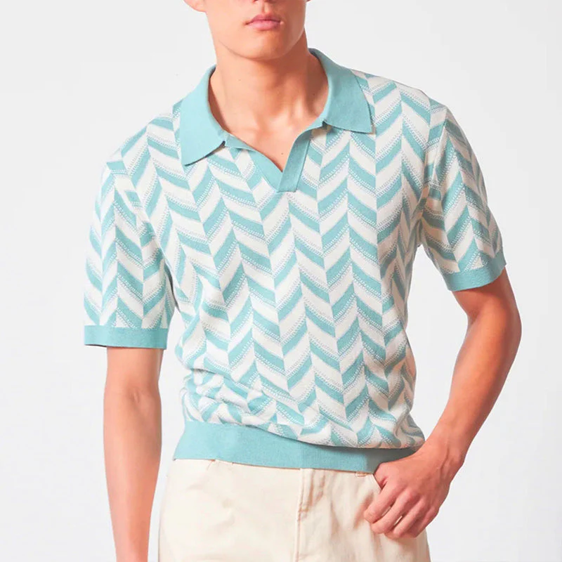 Hutch | V-neck polo shirt - Image 3