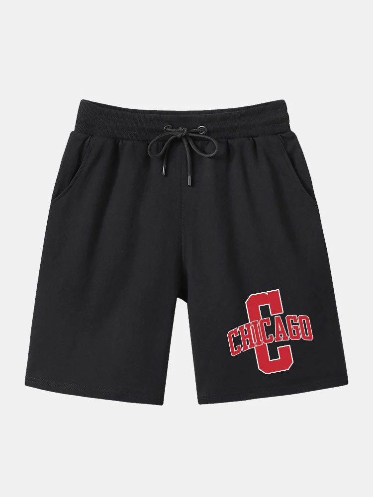 Iago® | Chicago Print Mid Length Shorts