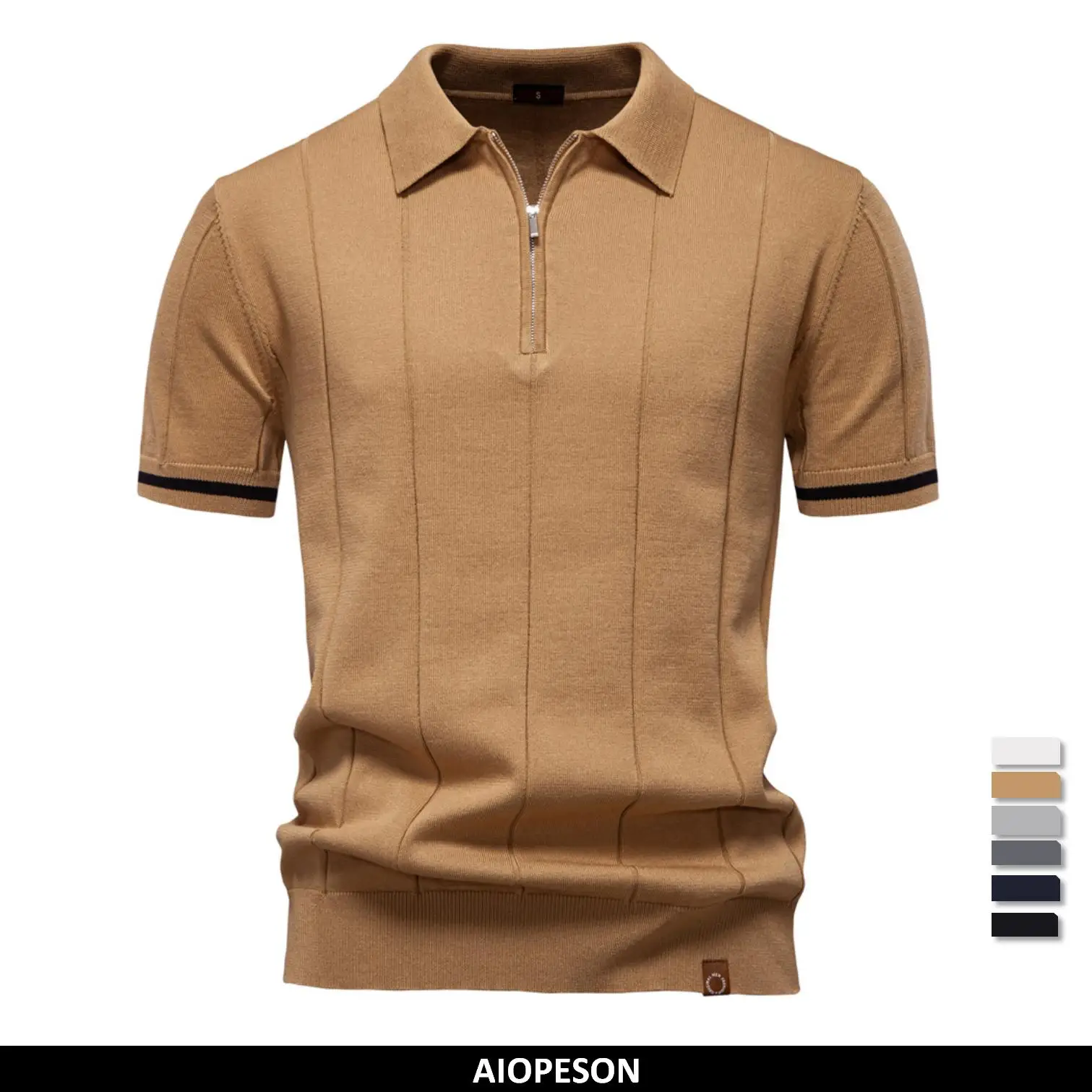 Ignatius | Zip-up polo shirt - Image 11