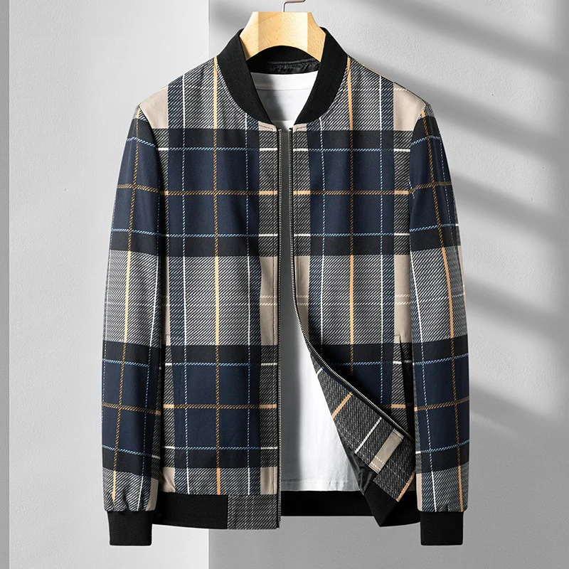 Iker® | Plaid Bomber Jacket - Image 3