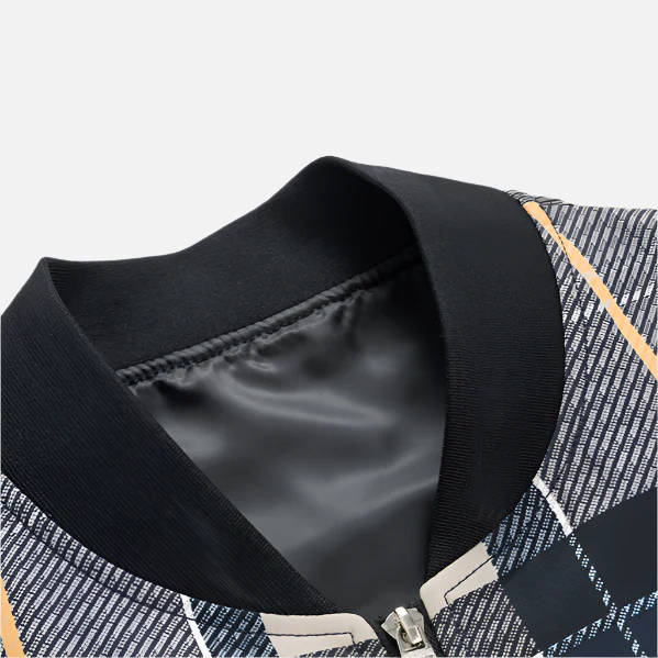 Iker® | Plaid Bomber Jacket - Image 7