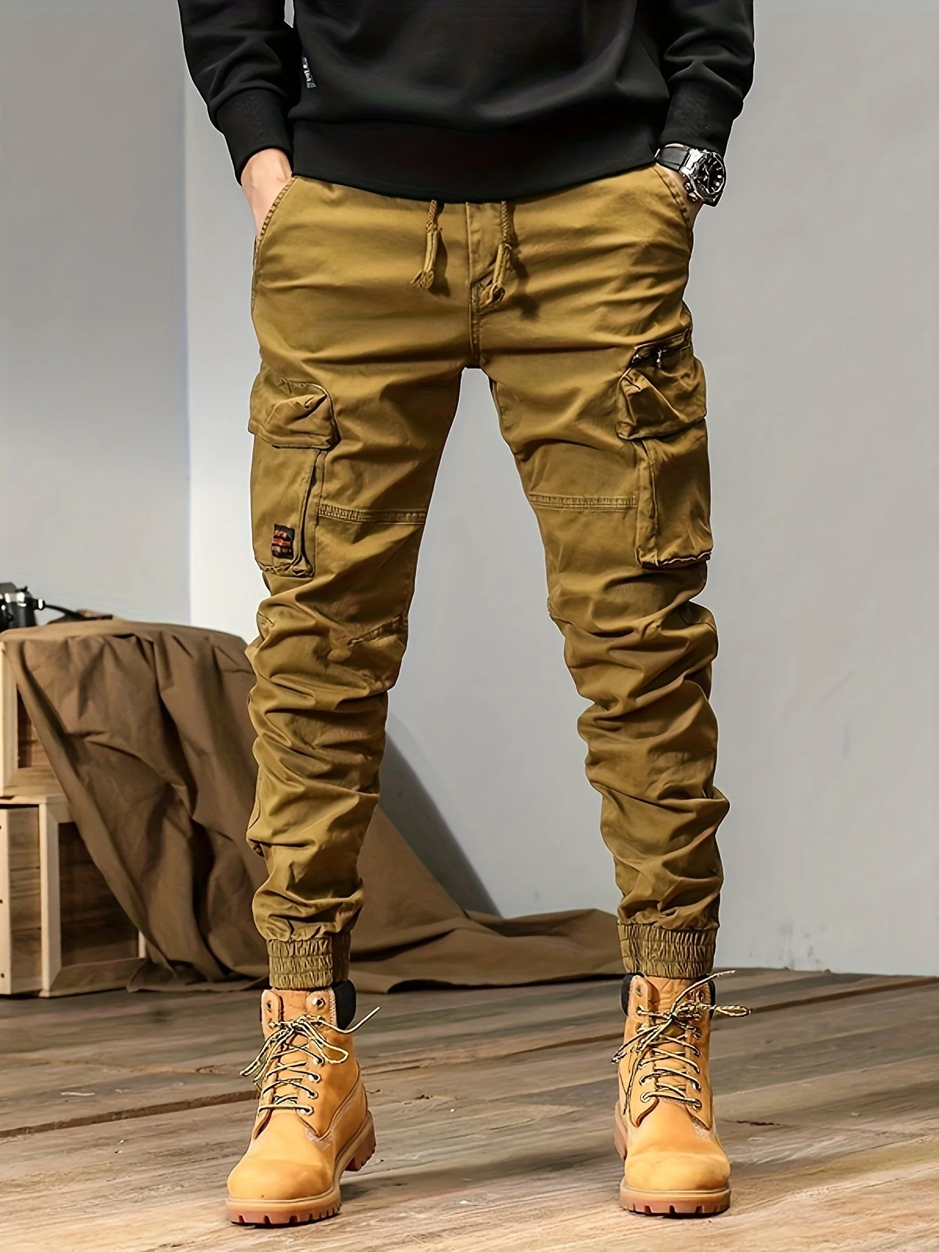 Iker® | Premium Cotton Cargo Pants - Image 3