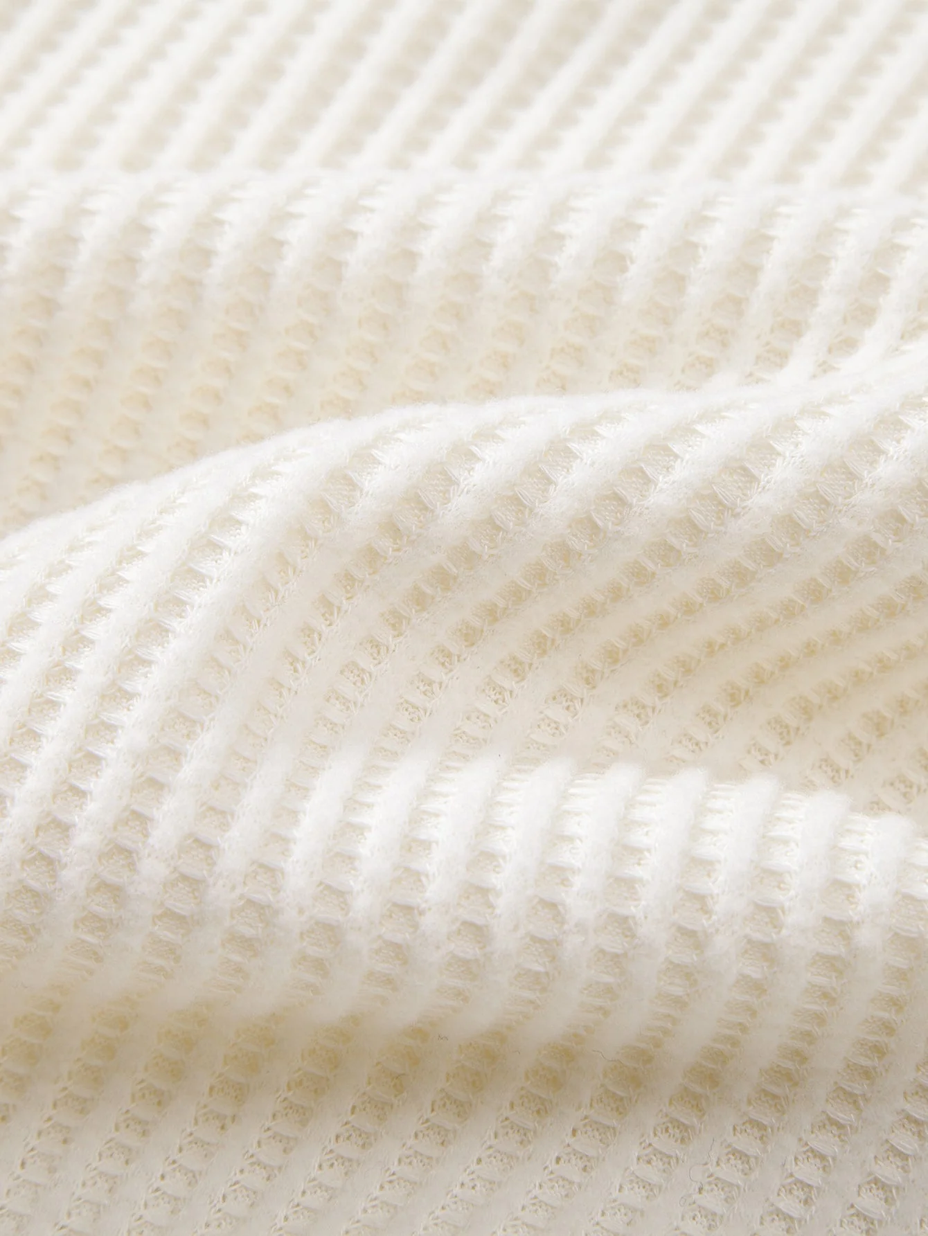 Iliás® | Long Sleeved Knitted Waffle Polo Shirt & Drawstring Knitted Waffle Pants - Image 16