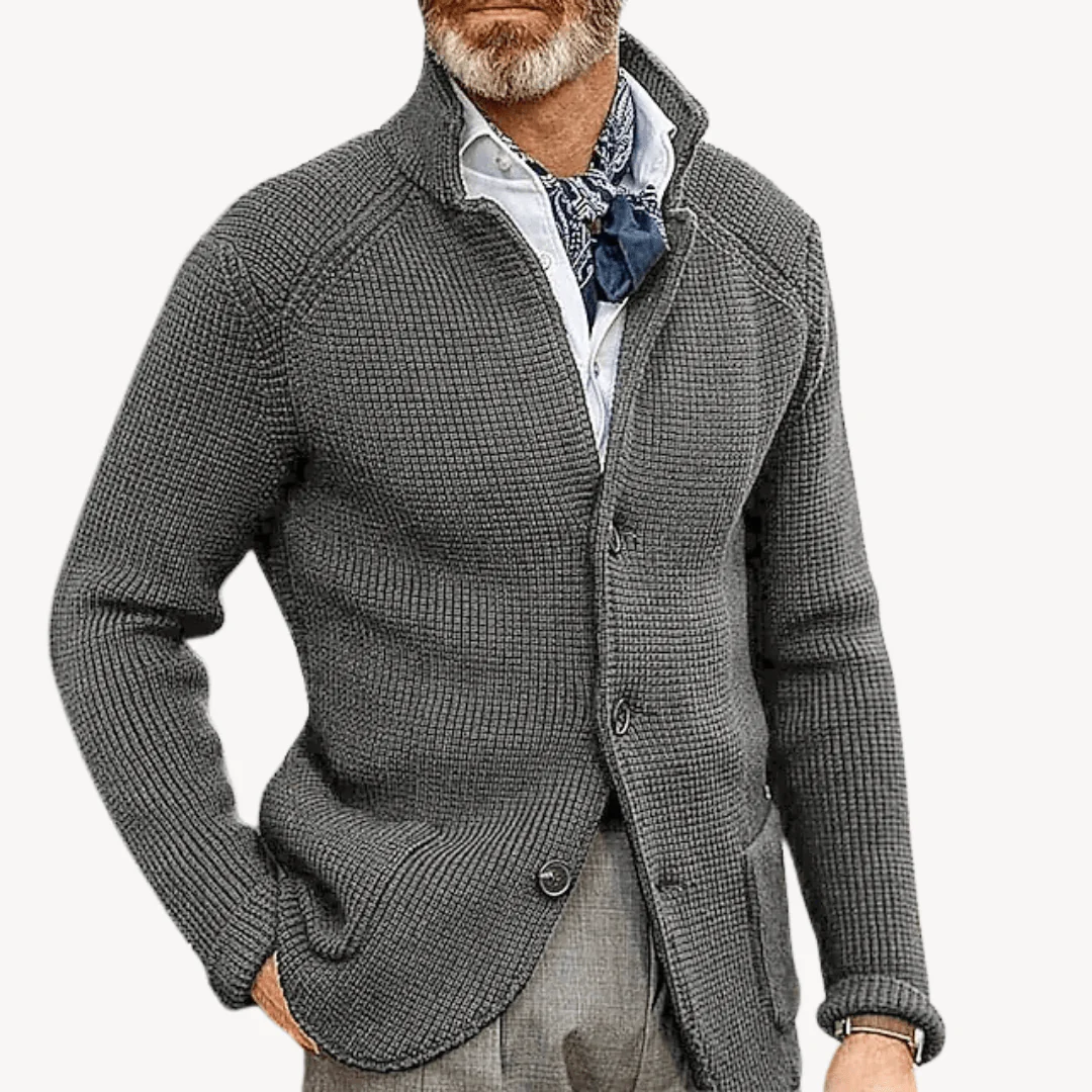 Iliás® | Men’s Cardigan with Button Front - Image 6