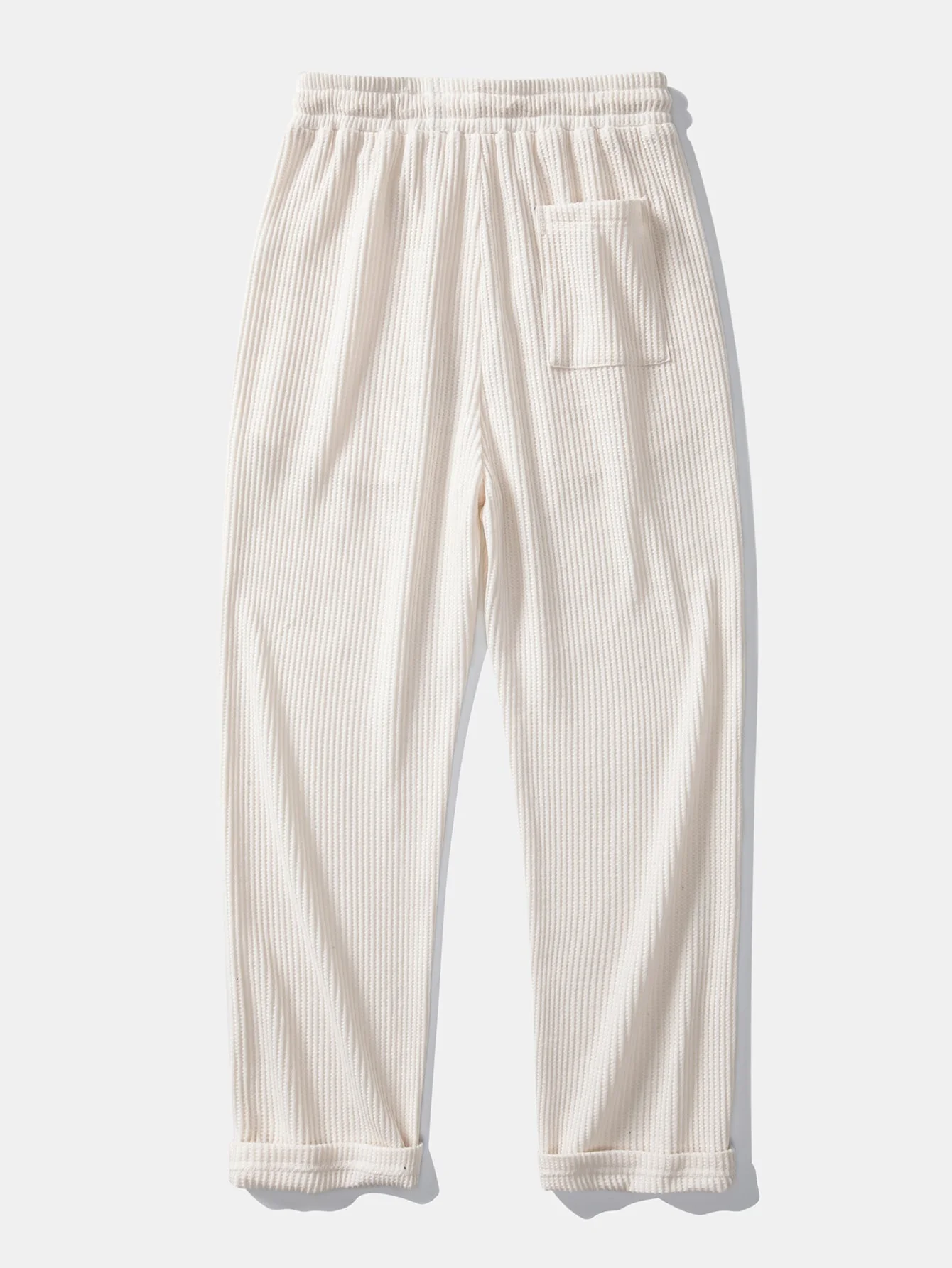 Inocencio® | Long Sleeved Waffle Button Up Shirt & Drawstring Knitted Waffle Pants - Image 5